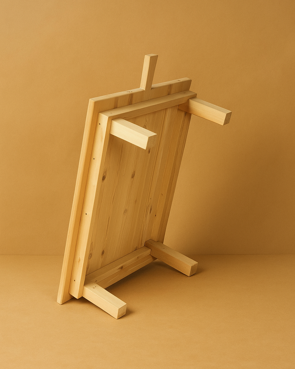 Ayaklı Ahşap Kesim Panosu