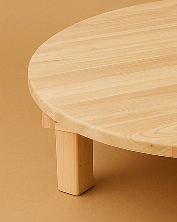 Ayaklı Oval Ekmek Masası