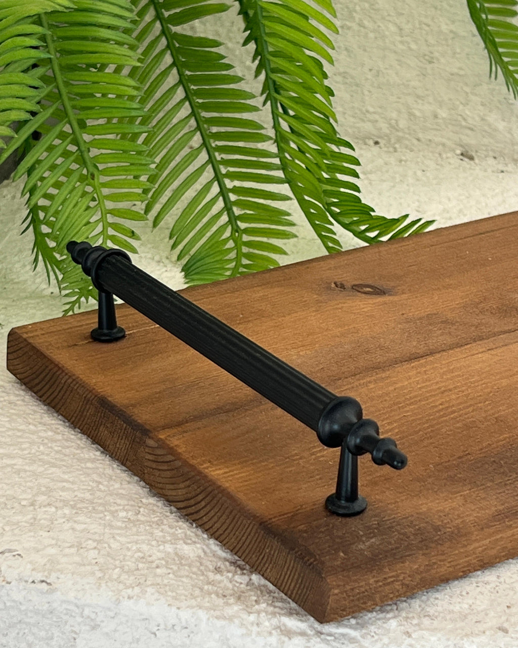 Ahşap Sunum/Servis Tepsisi-Kulplu